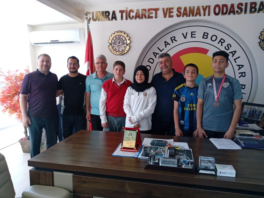 Çatalhüyük Çumra Belediye Spor Halter takımı Ziyareti
